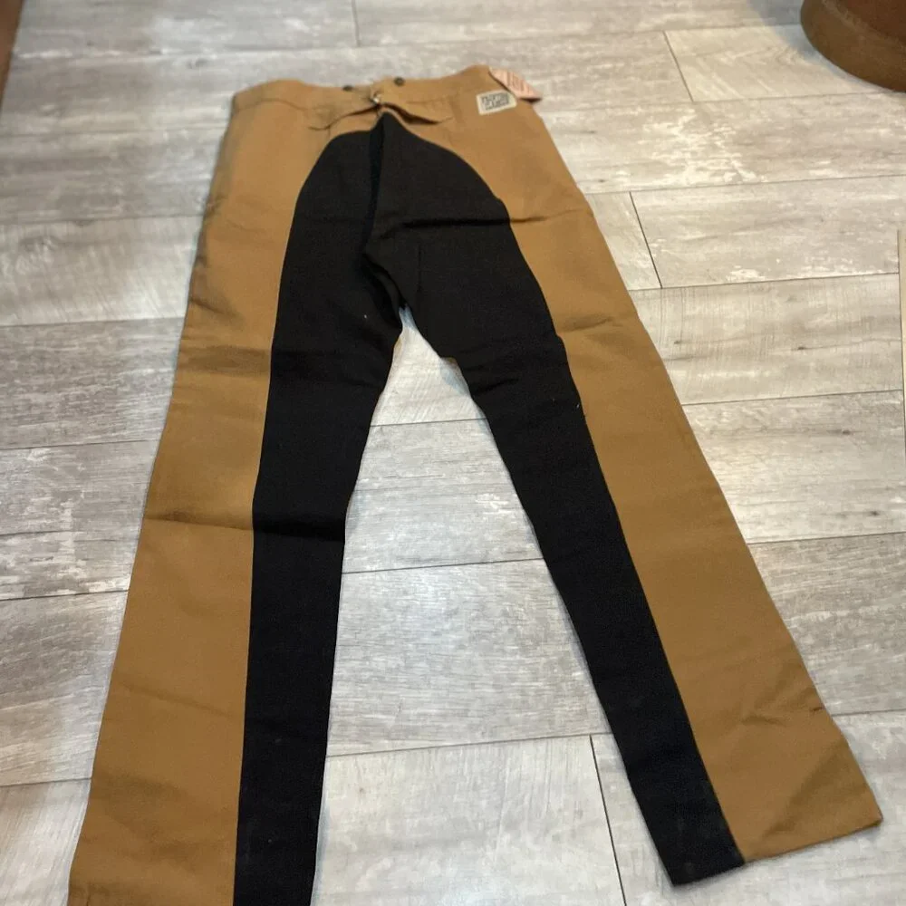 VTG Frontier Classics Men's Black and Tan Reenactment Rendezvous Pants 38 / 40 - Picture 9 of 10